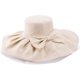 thumbnail image 1 of Sombreros de lino de ala ancha para mujer, para el sol, la playa, la boda, la iglesia, la fiesta del té, 1 of 4