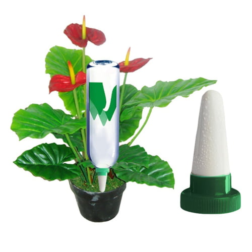 1/2/4pc Home Automatic Plant Waterer Ceramic Self Watering Spikes Flower Drip US