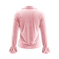 thumbnail image 6 of Klisyaur Womens Button Down Jackets Velvet Collared Long Sleeve Slim Cardigans Casual Trendy Comfy Fall Winter Tops, 6 of 7