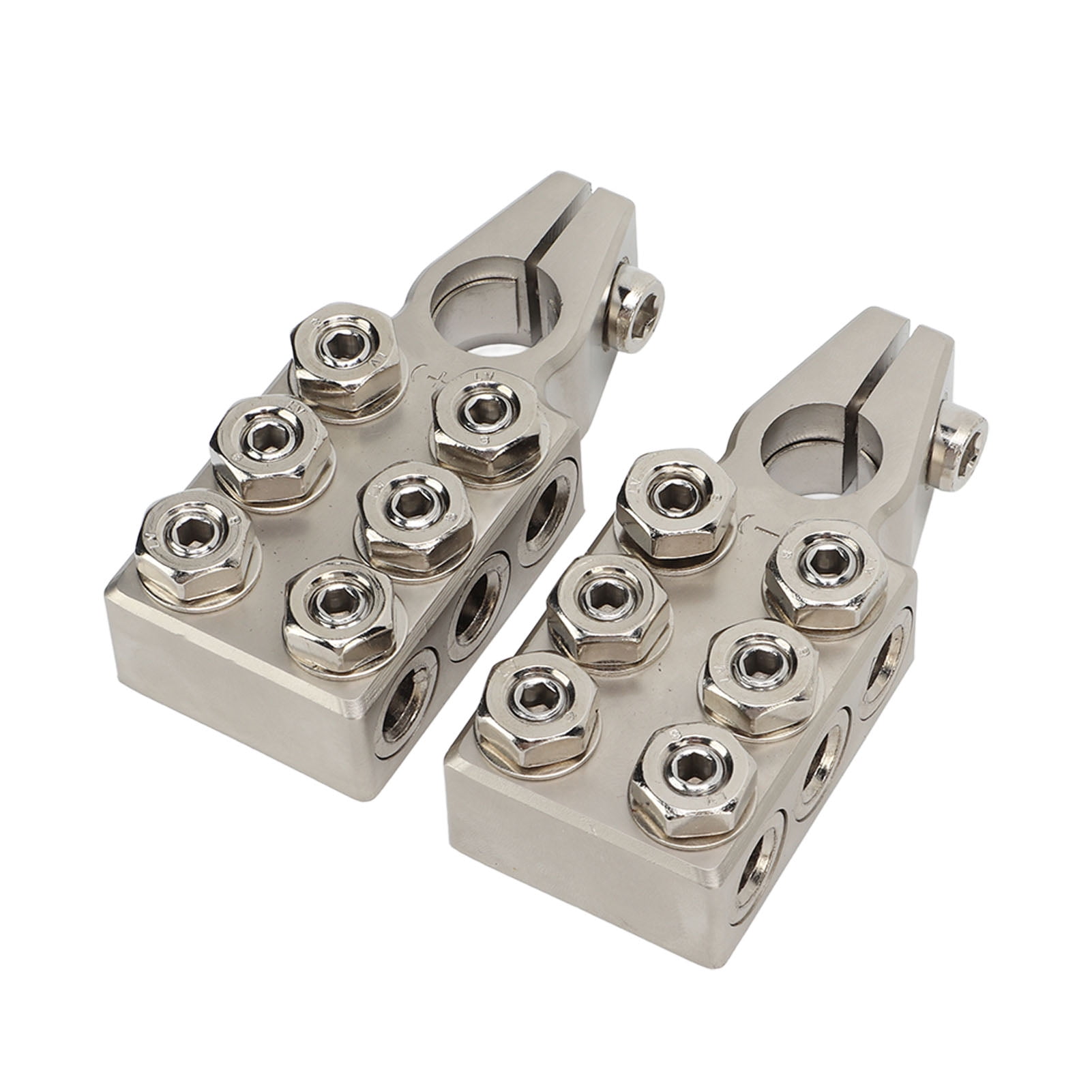 Uxcell Battery Terminal Clamps Positive Negative Set Tinned