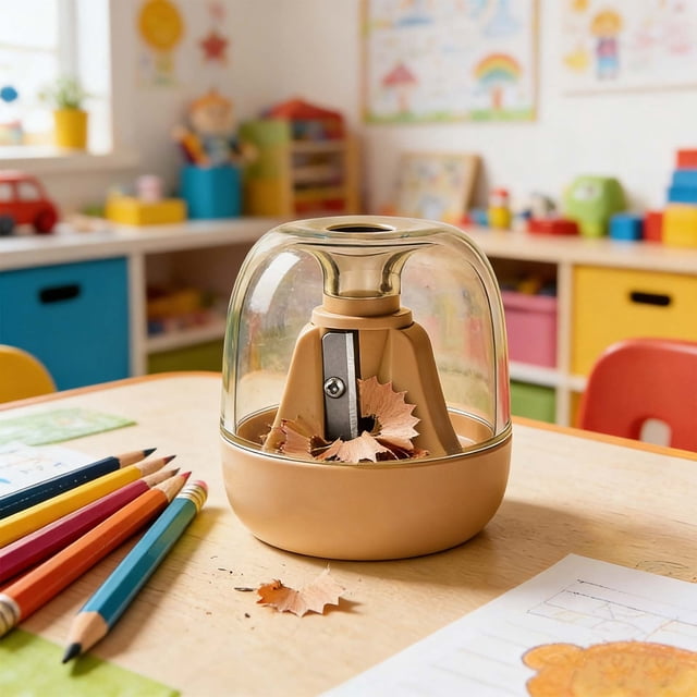 Yeciiwht Manual Mini Pencil Sharpener - Portable Compact Sharpener Classroom Homework Supplies Green