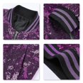 thumbnail image 4 of Allthemen Mens Sequins Casual Zipper Party Bomber Jacket, 4 of 4
