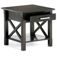 thumbnail image 3 of Simpli Home Kitchener Square End Table in Walnut Brown, 3 of 5