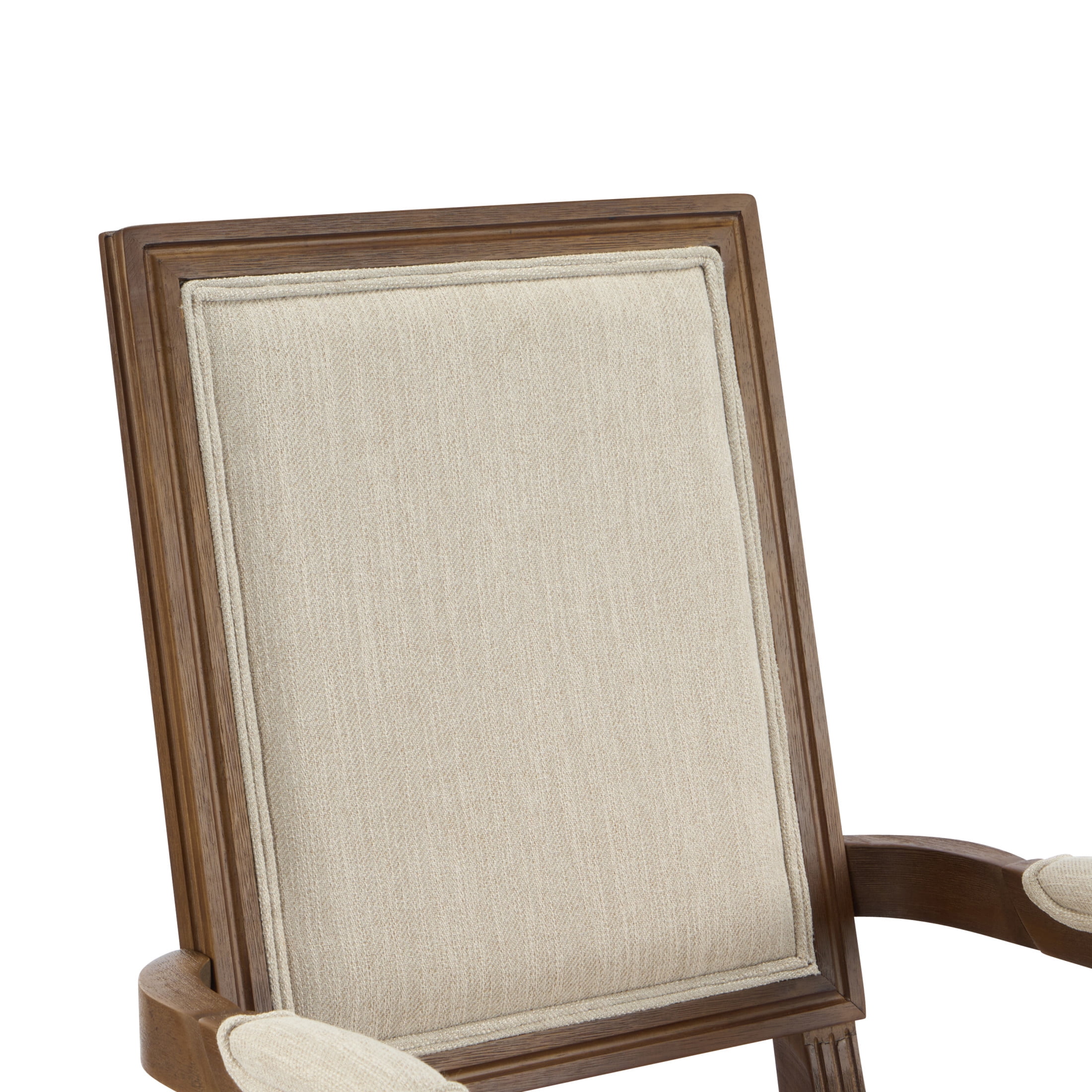 Christopher Knight Home 7-Piece French Country Dining Set, 95" Table with Upholstered Chairs, Natural+Walnut+Beige