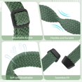 thumbnail image 4 of Paquete de 2 bandas elásticas trenzadas coatibl con Fitbit Luxe Band, correa de nailon suave ajustable de reputo para Fitbit Luxe/Luxe Edición pecial Fitns Tracker mujer y hombr, 4 of 5