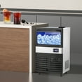 thumbnail image 5 of EastVita Commercial Ice Maker Machine,120lbs/24h with 26lbs Storage Bin,10mins 60pcs Clear Ice,Stainless Steel,Under Counter,Freestanding,APS-60W,Long Key Screen, 5 of 7