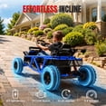 thumbnail image 4 of 36V Ride On Car for Big Kids, Battery Powered Ride on Toy with Bluetooth, Music, Rear Wheel Spring Suspension, Max 9.3 MPH, Kids Electric Vehicle for Boys Girls, 4 of 8