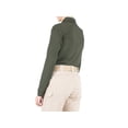 thumbnail image 3 of First Performance Long Sleeve Polo - Womens, OD Green, Extra Large, 3 of 6