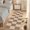 Coffee, variant on Washable Non-Slip Rug Runner for Hallway, Modern Geometric Checkered Floor Rug, Stain-Resistant and Non-Shedding for Kitchen, Laundry Room, Bedroom