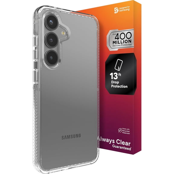 ZAGG Crystal Palace Samsung Galaxy S25 Case Crystal Clear