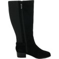 thumbnail image 3 of Easy Spirit Womens Chaza Leather Zipper Knee-High Boots, 3 of 3