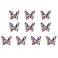 thumbnail image 2 of opvise 10Pcs Nail Decorations Sparkling Surface Beautifully Shiny Visual Effect Faux Crystal Luxury Butterfly 3D Nail Decor Manicure Designs Nail Supplies, 2 of 8