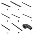 thumbnail image 3 of Mantenga el buceo Zapatillas de acero inoxidable Spring Strap Gear Clip Piezas de chorro con hebilla rápida Hebilla Suministros Suministros Straps Diver Gadgets Black XS kenally OD002514-04B, 3 of 7