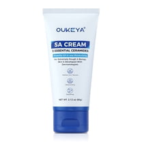 OUKEYA SA Cream for Bumpy and Dry Skin with Ceramides and Salicylic Acid, Daily Moisturizing Formula, 2.12 oz