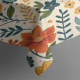 thumbnail image 3 of Pioneer Flower Floral Print Pattern Rectangle Tablecloth 60"x84",Waterproof Polyester Rectangle Table Cloth, Wipeable Spillproof Polyester Tablecloth for Dining, Camping, Indoor and Outdoor, 3 of 5