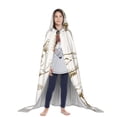 thumbnail image 3 of Honeii Hand Drawn Goose Print Poncho Cape, Cloak Coat, Snuggly Hooded Wearable Blanket, Hooded Cape For Teenagers,Halloween Costumes-Medium, 3 of 7