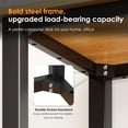 thumbnail image 3 of Need Computer Desk - 31.5 Inch Office Writing Work Study Kids Student Teacher Home Bedroom Table for Small Space, Teak, 3 of 7