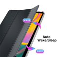 thumbnail image 4 of Tab A 9.7 SM P550 Tri-fold Tablet Case Stand PU Leather Cover for Samsung Galaxy Tab A 9.7'' SM-P550 P555 auto wake sleep Rose Gold For Tab A 9.7 P550, 4 of 6
