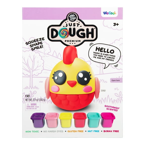 Compound Kings, Just Dough, Play Dough, Chicken Character pack, Multicolor, Children Ages 3 