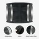 thumbnail image 5 of Cinturón de soporte de cintura para aliviar el dolor lumbar | Aparato ortopédico lumbar transpirable con muelles metálicos reforzados | Protector de espalda ajustable para hombres y mujeres | Uso de, 5 of 7