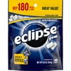 Eclipse Winterfrost Sugar Free Chewing Gum, Value Pack - 180 Ct Bag
