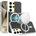 thumbnail image 2 of For Samsung Galaxy S24 Case Magnetic Circle Epoxy Full Glitter Phone Cover, 2 of 3
