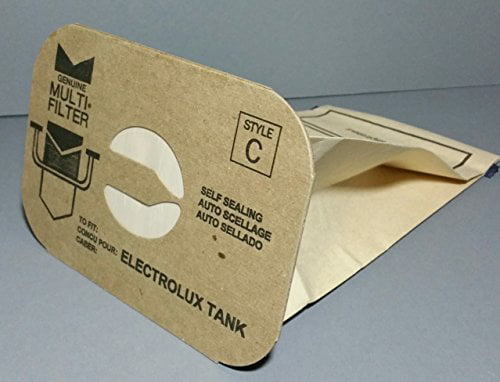 Details about   Genuine Electrolux Vacuum Bags 24/4 Ply Filter Bags Style C Vintage New Sealed 