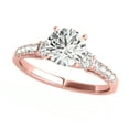 thumbnail image 2 of Aonejewelry 1.25 Ct. Halo Diamond Engagement Bridal Set Ring Crafted In 14k Solid Rose Gold, 2 of 4