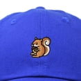 thumbnail image 2 of Dalix Squirrel Embroidered Cotton Dad Hat Casual Adjustable Baseball Cap for Nature and Animal Lovers Womens in Royal Blue, 2 of 5