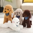 thumbnail image 4 of Muñecas de perro de peluche de simulación Kawaii, juguetes suaves para cachorros, almohada de caniche encantadora, regalo para niñas, 25-40cm, 4 of 5