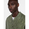 thumbnail image 4 of George Men's Relaxed Fit Linen Blend Camp Shirt with Short Sleeves, Sizes S-5XL, LT-3XLT, 4 of 5