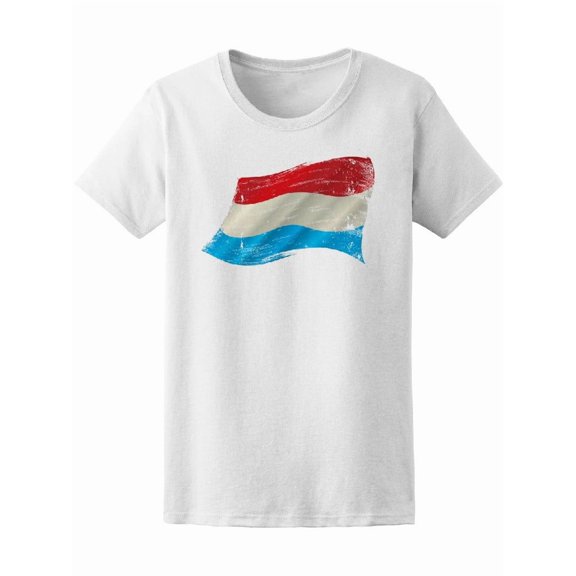 A Grunge Luxembourg Flag  T-Shirt Men -Image by Shutterstock, Male 3X-Large