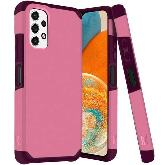 MK Armor Case for Samsung Galaxy A23 5G (Magnetic Mount Ready) - Pink Wine