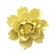 thumbnail image 1 of Yuarrent Flores de cerámica, flor tridimensional, artesanías para colgar en la pared, sala de estar, arte de negocios, decoración, Mural de Decoración del hogar Amarillo Medio, 1 of 6