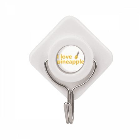 

I Love Fruit PineFruit Art Deco Fashion Adhesive Wall Hooks Hanging Self Sticky