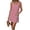 Dark Pink, variant on Summer Dresses for Women Square Neck Sleeveless Stripe Print Mini Tank Top Dress with Pockets Casual Loose Comfortable A Line Short Beach Sundress 2026 Dark Pink S