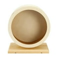 thumbnail image 4 of CUITING1X Hamster Wooden Silent Wheel Small Animal Exercise Wheel Accessories 2024 T0V7, 4 of 8
