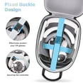 thumbnail image 3 of Étui Rigide Compatible avec Meta Quest 3S/Quest 3/Oculus Quest 2 Officiel Original/Élite Sangle VR Casque de Jeu, Étui de Voyage Portable Vision Pro pour Accessoires de Contrôleurs Tactiles, 3 of 6