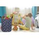 thumbnail image 3 of Cesta de lavandería para niños, cesta plegable de lona, cesta de almacenamiento para niños, para el hogar, oficina, organizador de juguetes, decoración del hogar, 3 of 6