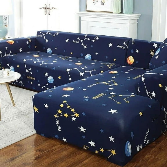 Printed Sofa Cover for Living Room Stretch Slipcover Corner Sofa Covers Couch Cover 1/2/3/4-seat Funda Elastic Canapés