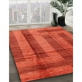 thumbnail image 2 of Ahgly Company Indoor Rectangle Contemporary Orange Red Abstract Area Rugs, 2' x 5', 2 of 6