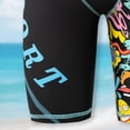 thumbnail image 6 of WUANDIXFA Boys' Swim Jammers Competitive Swimming Team Suit Stretchy Quick Drying Youth Kids Athletic Swimming Shorts (Multicolour, 9-10 Years), 6 of 7