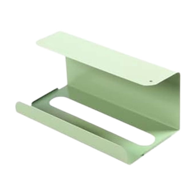 Industrial Rack Storage Unit for Cabinets and Wall Mounted Paper Towel Holder Dispenser Over Door Organization for Kitchen and Bathroom