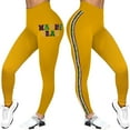 thumbnail image 2 of Outfmvch mardi gras pants for women leggings for women mardi gras pants Women's Mardi Leggings Stretchy Graphic Printed Fancy Sports Fitness Workout Yoga Stretchy Pants Yellow 3XL, 2 of 6