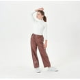 thumbnail image 5 of Rolanko Girls Faux Leather Pants Straight Wide Leg Streetwear Trousers with Pockets Kids Pants 4-14 Years, 5 of 5