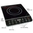 Portable Induction Cooktop 1800Watt Single Burner Electric Hot Plate