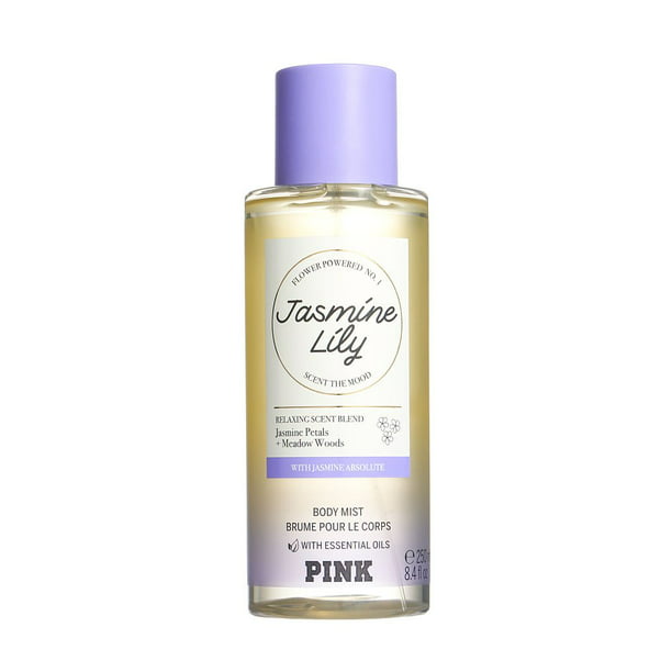 mat Tulpen logica Victoria's Secret/ PINK Jasmine Lily Body Mist with Essential Oils 8.4 fl.  oz. - Walmart.com