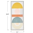 thumbnail image 2 of Main + Mesa Modern Abstract Canvas in Blonde Finish Frame, 2 of 9