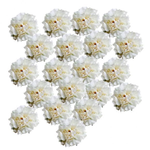 2x 20 Unidades de Seda Artificial Peonía Flores Jefes Decoración de DIY para El Banquete de Boda en Casa Hotel Fondo Decoración de Sunnimix cabeza de flor