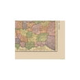 thumbnail image 2 of Historic State Map - Oklahoma - Hammond 1910 - Vintage Wall Art, 2 of 4